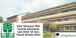 KAU Thrissur PhD Fourth Allotment List 2024-25 Out; Check Details Here